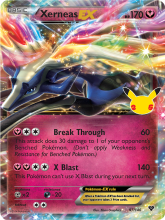 Xerneas-EX - Celebrations: Classic Collection - 97/146