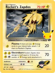 Rocket's Zapdos - Celebrations: Classic Collection - 15/132
