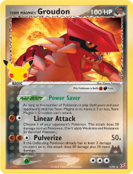 Team Magma's Groudon - Celebrations: Classic Collection - 9/95