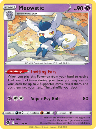 Meowstic - Silver Tempest - 82/195