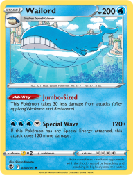 Wailord - Silver Tempest - 38/195