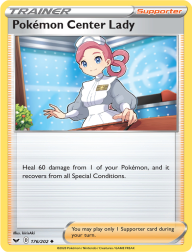 Pokémon Center Lady - Sword & Shield - 176/202